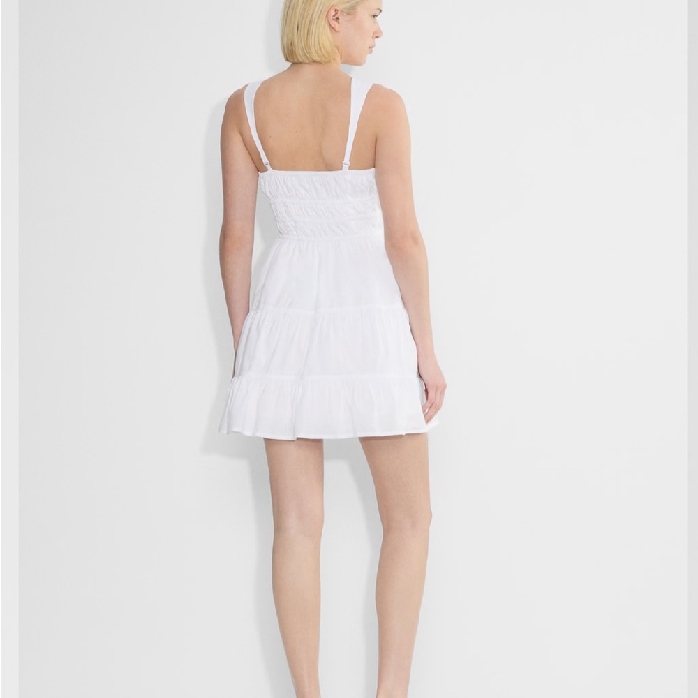Aritzia Martine White Poplin Dress - Picture 2 of 5